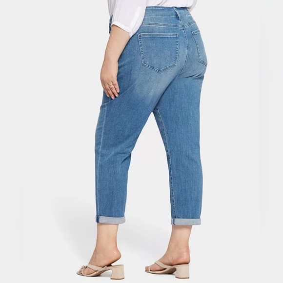 NYDJ Plus Size Margot Girlfriend Jeans Lift Tuck Technology Color: Stunning S 20 - Picture 2 of 9
